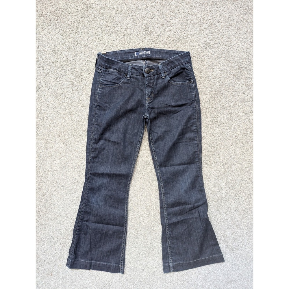 Y2K Hudson Jeans Made in USA Dark Wash Bootcut Denim